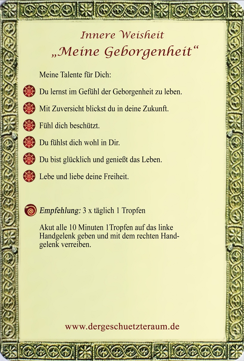 16. Meine Geborgenheit