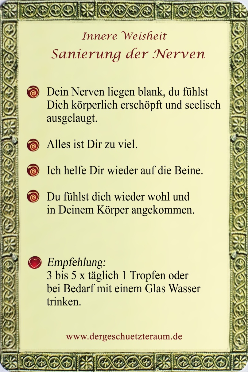 Sanierung der Nerven