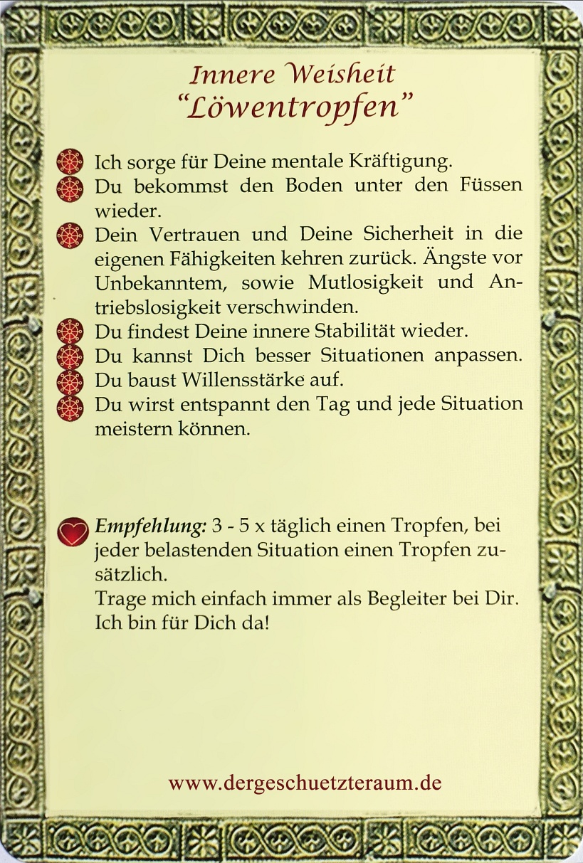 13. Löwentropfen